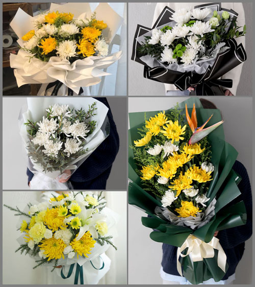 贵州遵义汇川区团泽镇白事花束代送